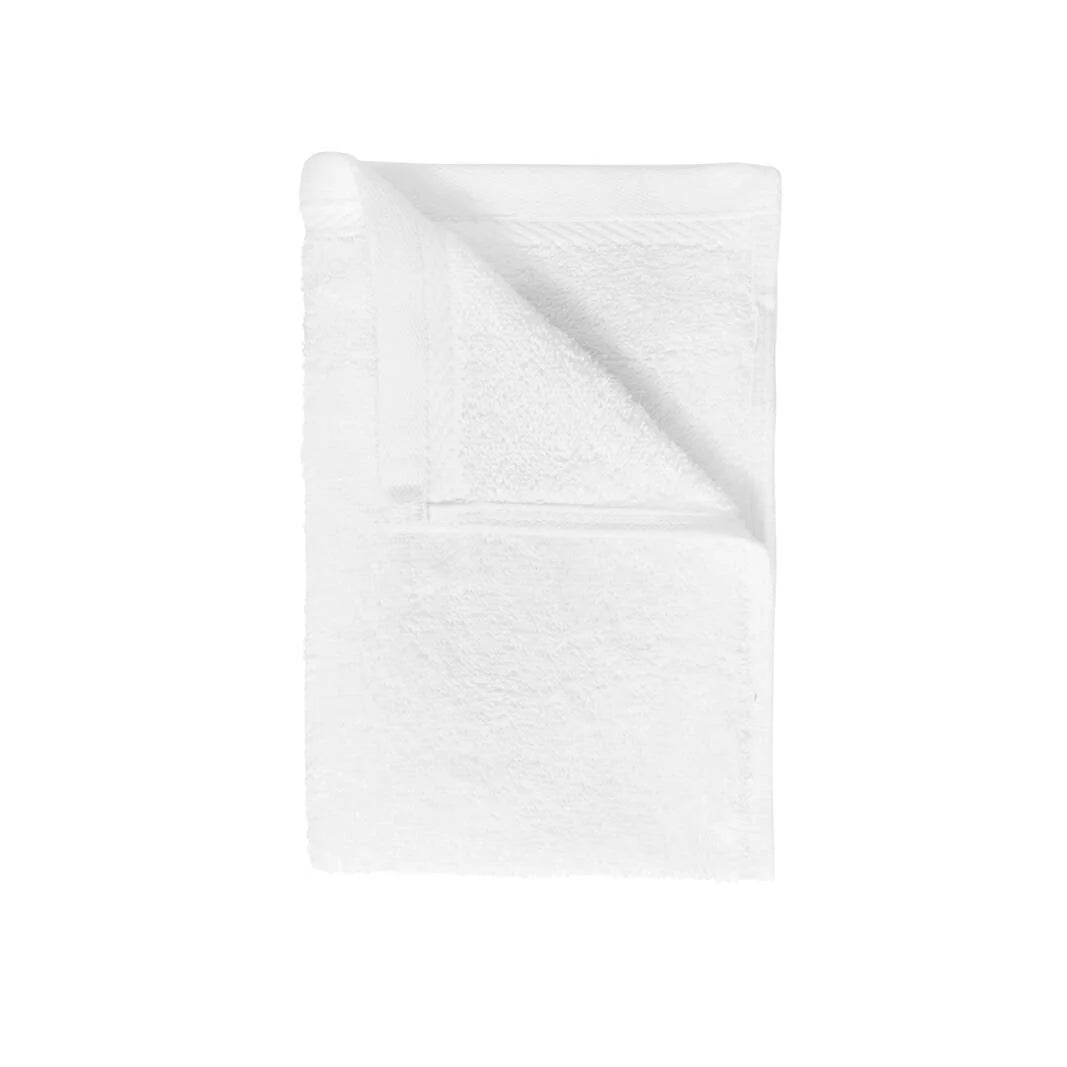 Gastendoek Organisch katoen groen Borduren 4223