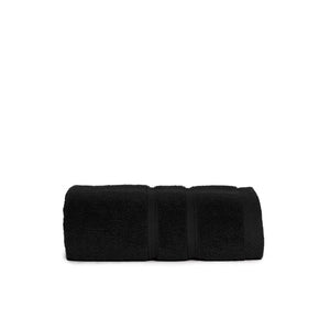 Handdoek Ultra luxe 100x50 cm zwart onbedrukt 4994