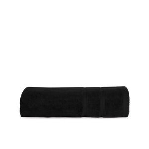 Handdoek Ultra luxe 140x70 cm zwart onbedrukt 5010