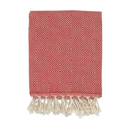 Oxious Hammam Towels - All Seasons - Harmony hamamdoek oranje Borduren 8828