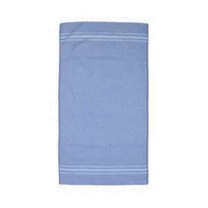 Oxious Hammam Towels - Vibe Luxury stripe hamamdoek blauw onbedrukt 8839