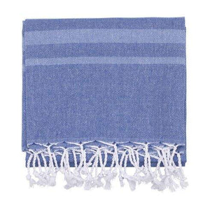 Oxious Hammam Towels - Vibe Luxury stripe hamamdoek lichtblauw onbedrukt 8853