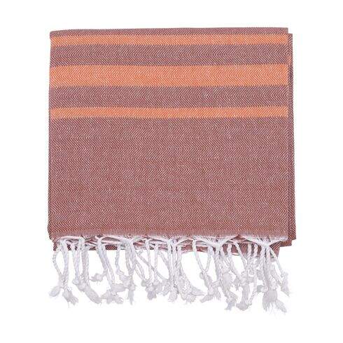 Oxious Hammam Towels - Vibe Luxury stripe hamamdoek donkerblauw 1 kleur 8843