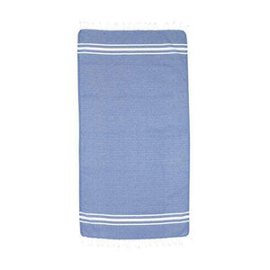 Oxious Hammam Towels - Vibe Luxury stripe hamamdoek lichtblauw 1 kleur 8852