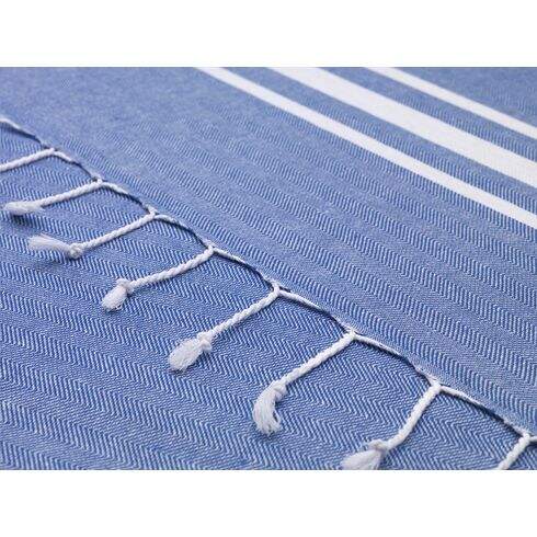 Oxious Hammam Towels - Vibe Luxury stripe hamamdoek lichtblauw onbedrukt 8854