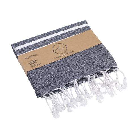 Oxious Hammam Towels - Vibe Luxury stripe hamamdoek khaki onbedrukt 8850