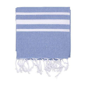 Oxious Hammam Towels - Vibe Luxury stripe hamamdoek rood onbedrukt 8858