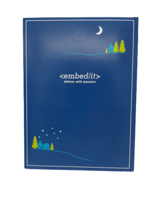 A3 adventskalender met Callebaut chocolade