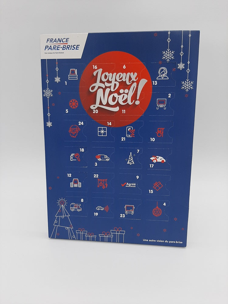 A4 adventskalender met Callebaut chocolade