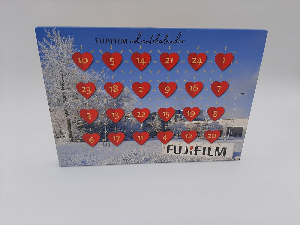 A4 adventskalender met Callebaut chocolade