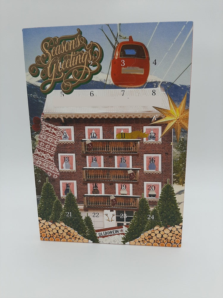 A4 adventskalender met Callebaut chocolade