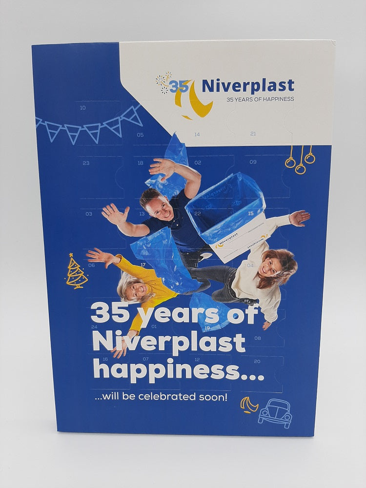 A4 adventskalender met Callebaut chocolade