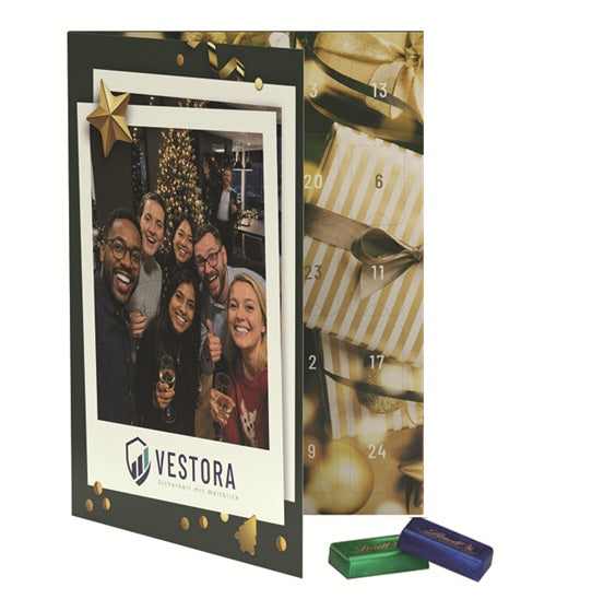 Lindt adventskalender portretformaat met omslag