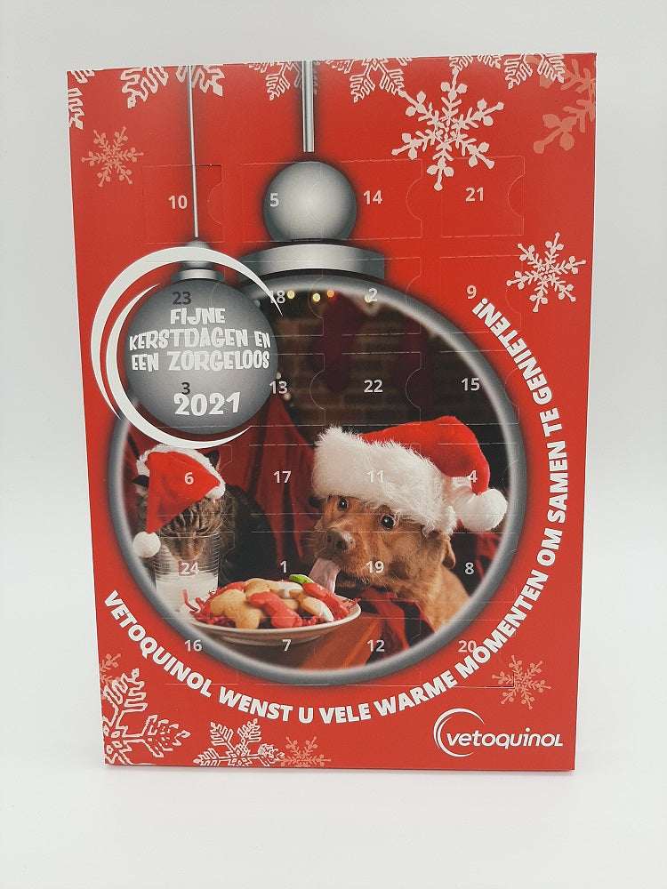 A4 adventskalender met Callebaut chocolade