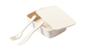 lunch trommel Harxem beige Zeefdruk 7269