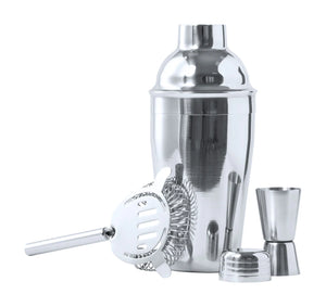 cocktail set Wendol zilver onbedrukt 2292