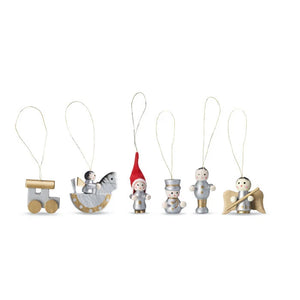 Set van 6 kerstdecoraties Standaard Full colour 11124