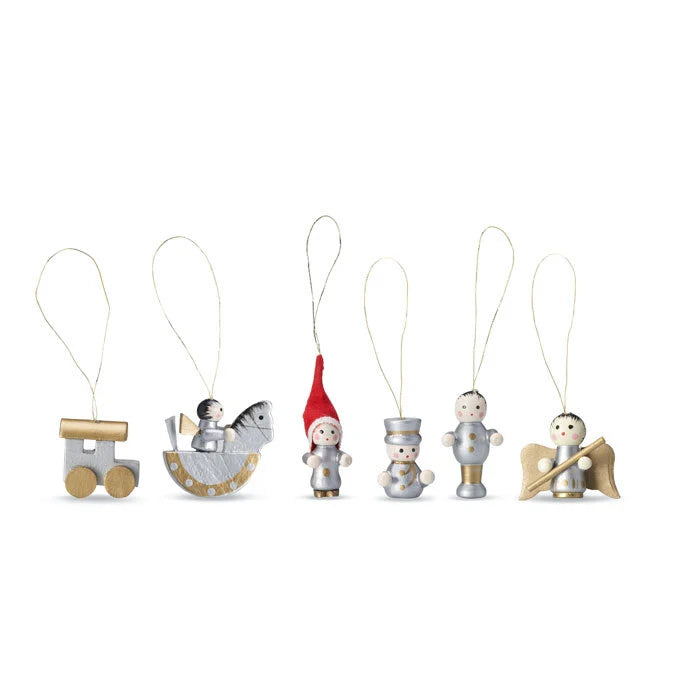 Set van 6 kerstdecoraties sample