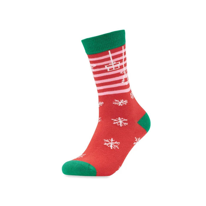 Kerstsok maat L bedrukken