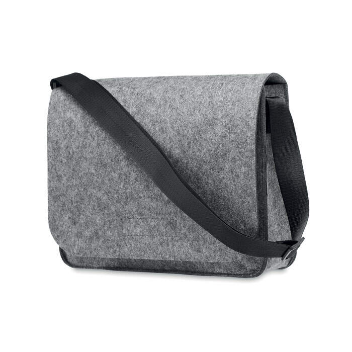 Vilten laptoptas van RPET bedrukken
