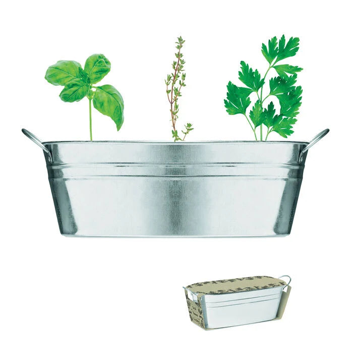 Zinken kuipje 3 zakjes MIX SEEDS bedrukken