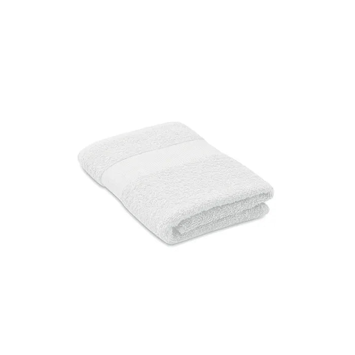 Handdoek organisch 100xmet logo0 TERRY  4