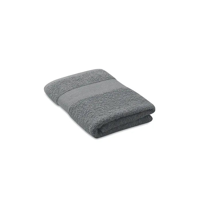 Handdoek organisch 100xmet logo0 TERRY  met opdruk