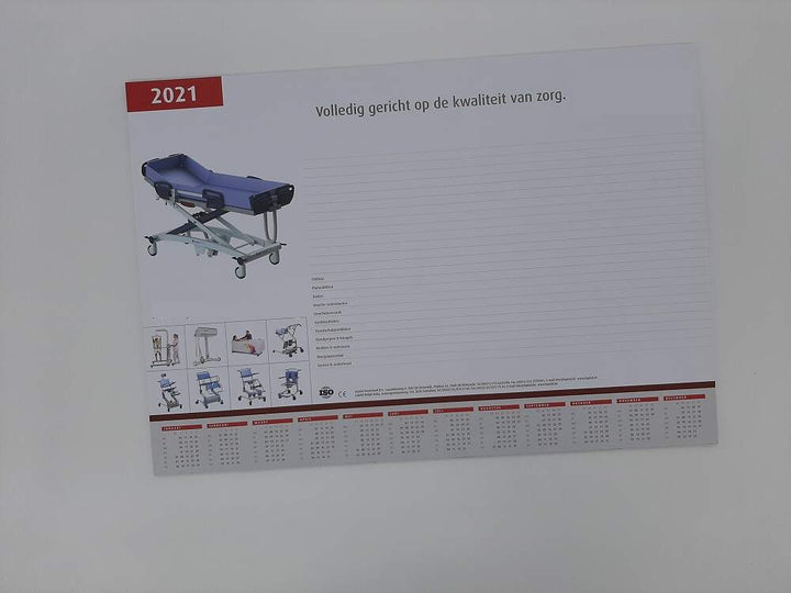 Bureau Onderlegger A3 25 vel bedrukken